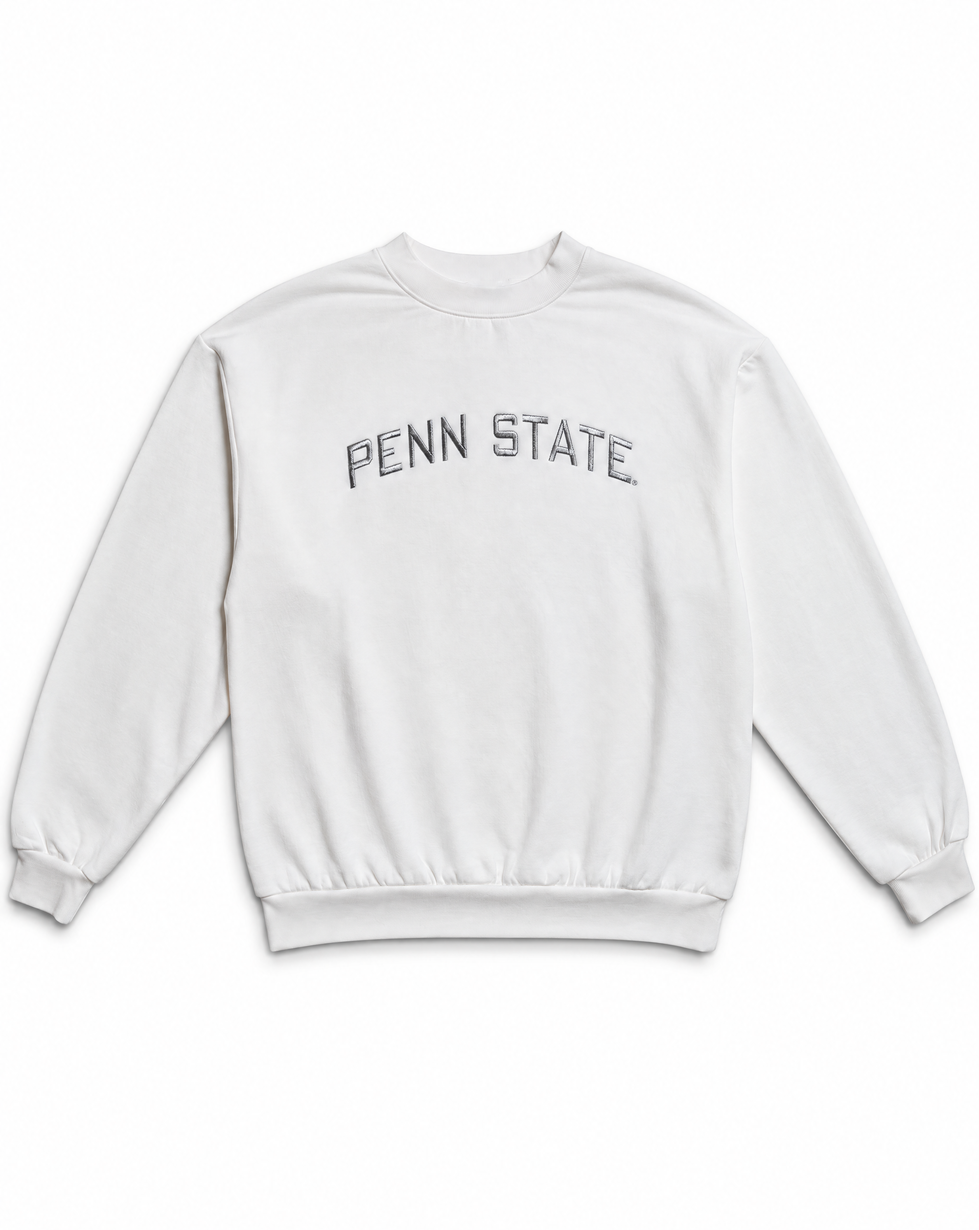 Penn State Women's Softest Fleece Crewneck with Silver Embroidered Vault Logo