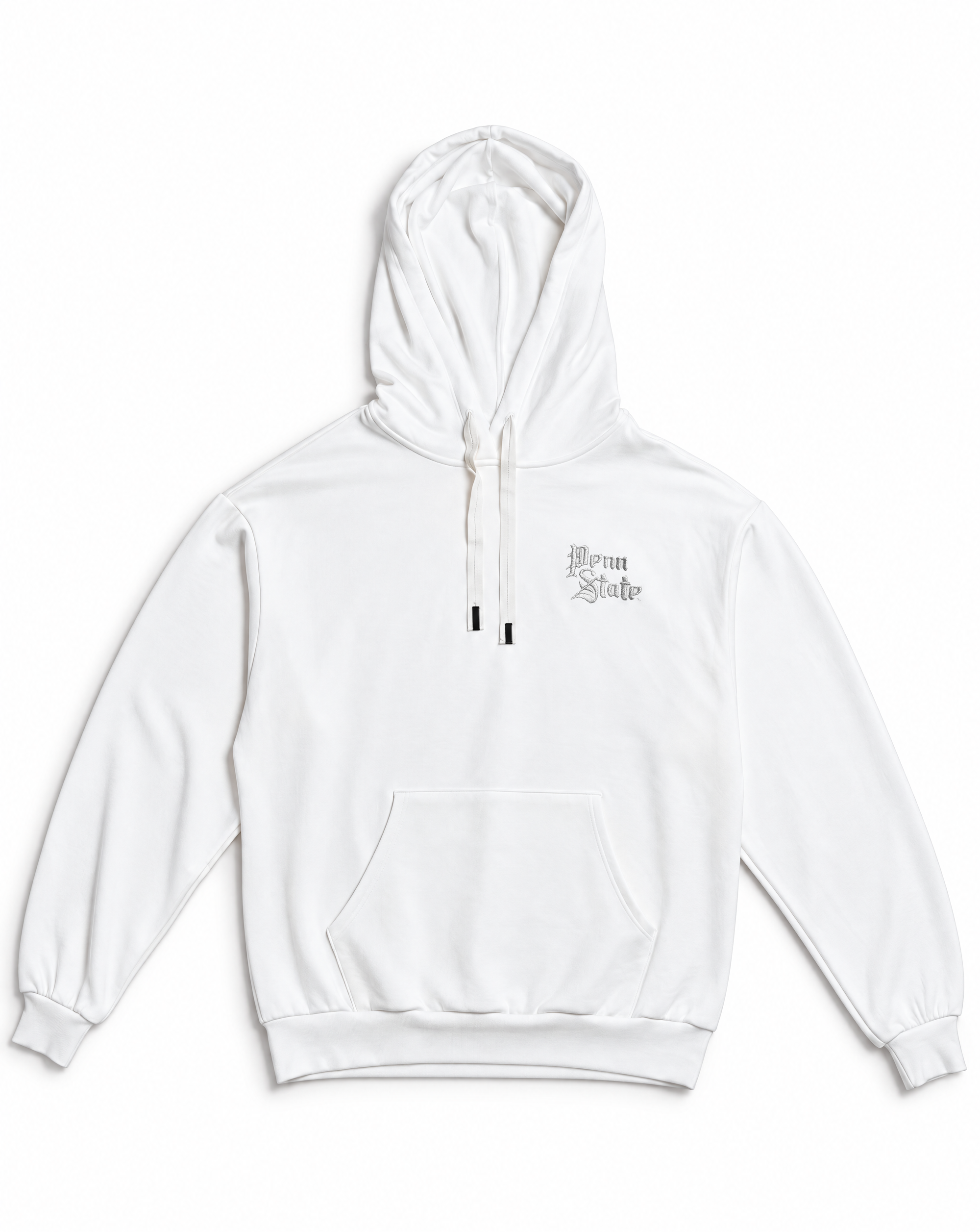 Penn State Women's Softest Fleece Hoodie with Silver Embroidered Vault Logo & WE ARE Embroidered on Back