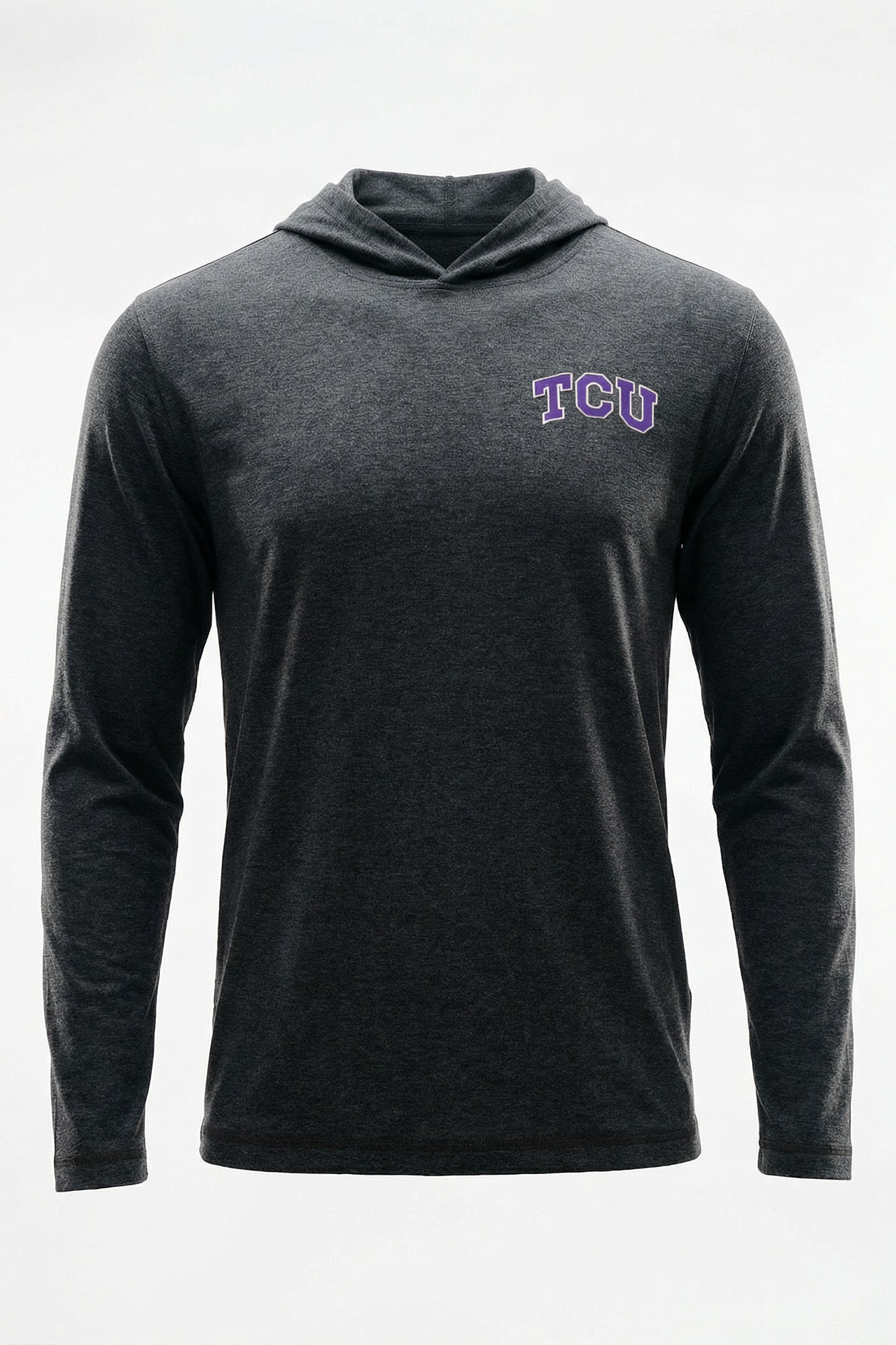 Texas Christian Logo Soft Jersey Mens Hoodie