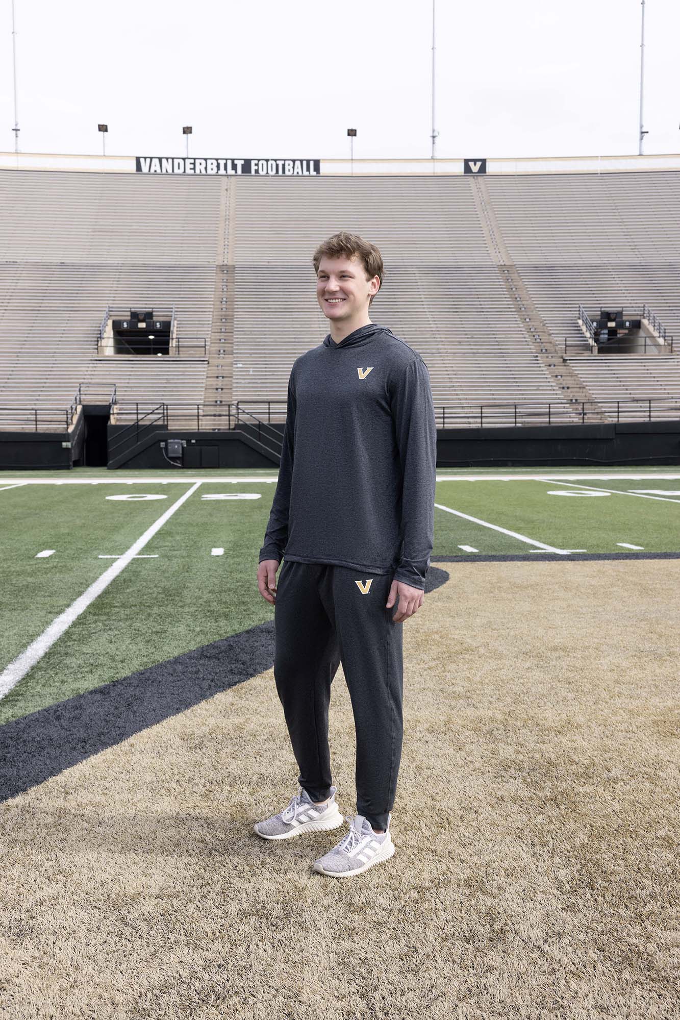 VANDY Logo Soft Jersey Tech Mens Hoodie