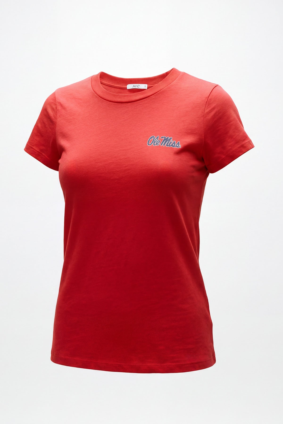 Ole Miss Logo Cloud Crew Neck Womens Tee